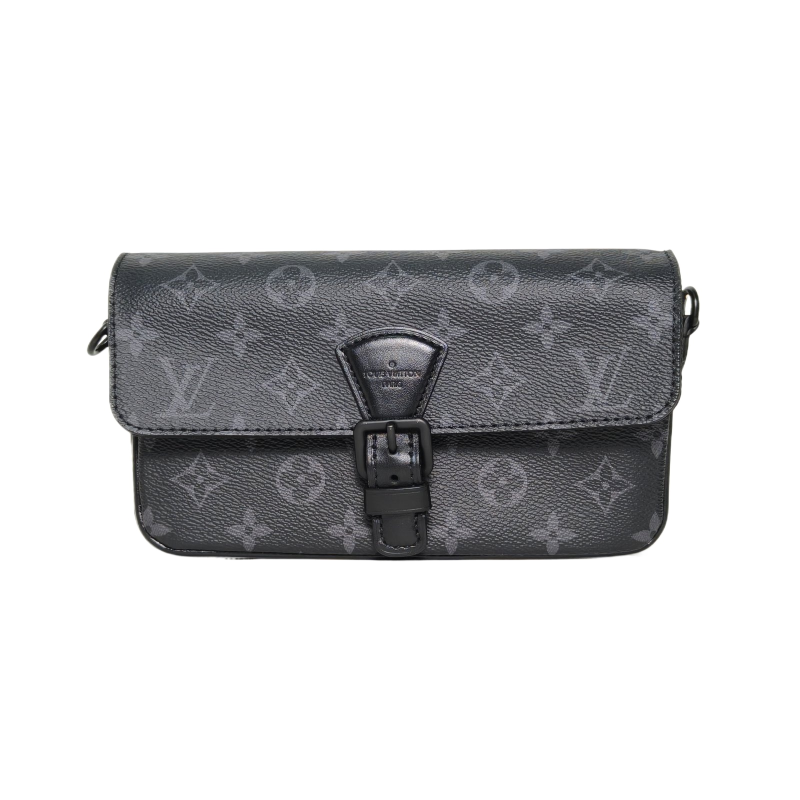Louis Vuitton Montsouris Messenger Bag in Black PVC