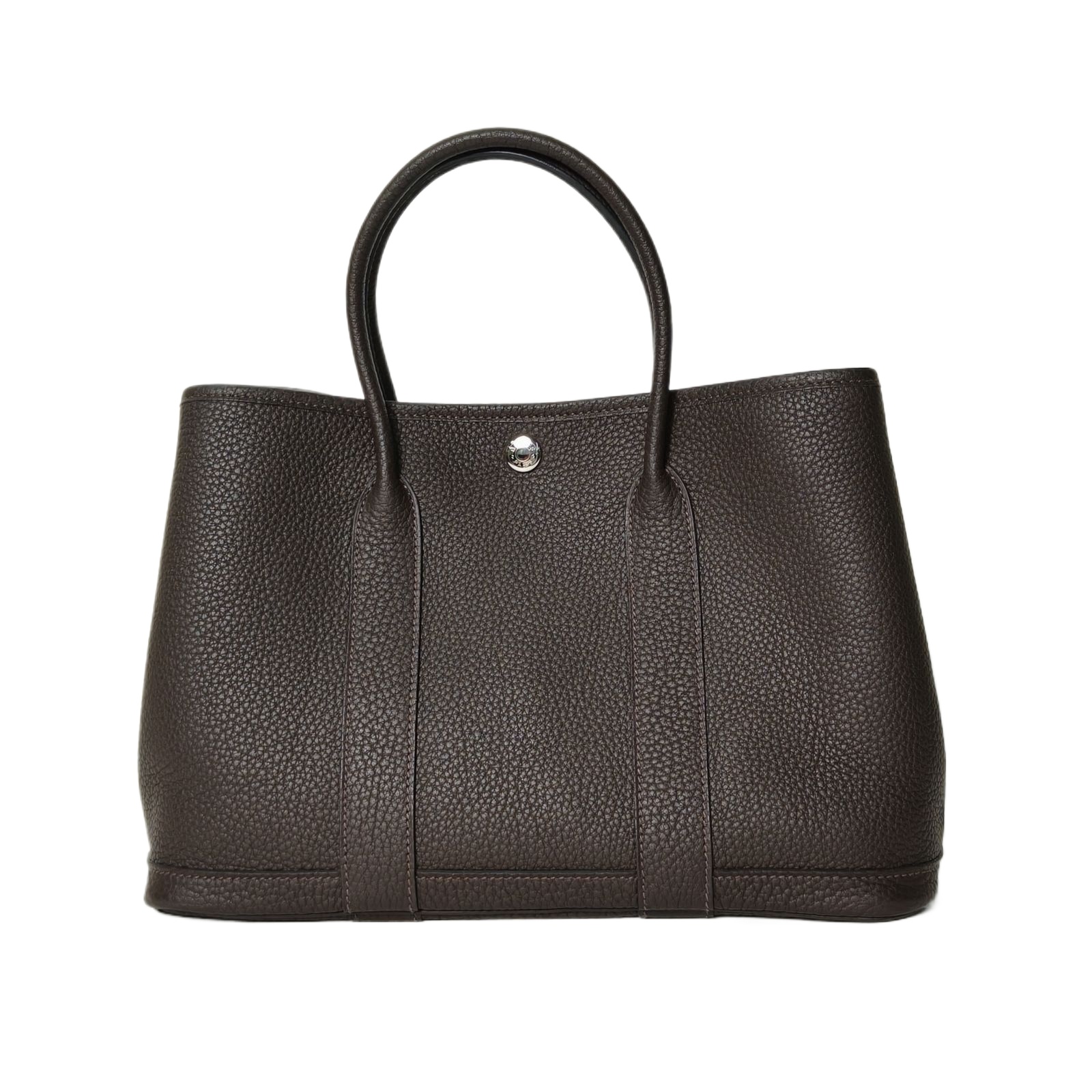 HERMES Garden Party 30 Bag in Negonda Leather