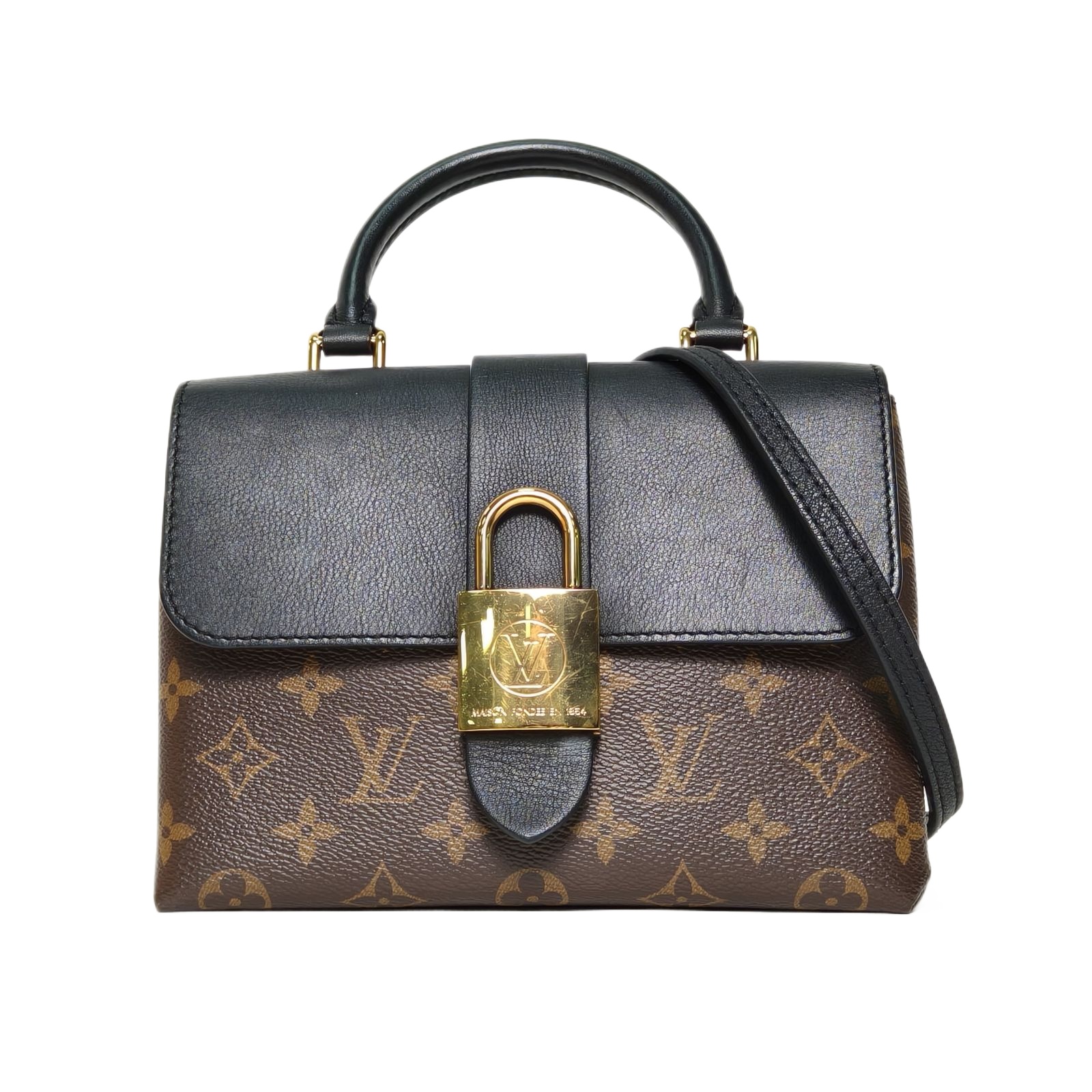 Louis Vuitton Locky BB Black Monogram PVC Lock Bag