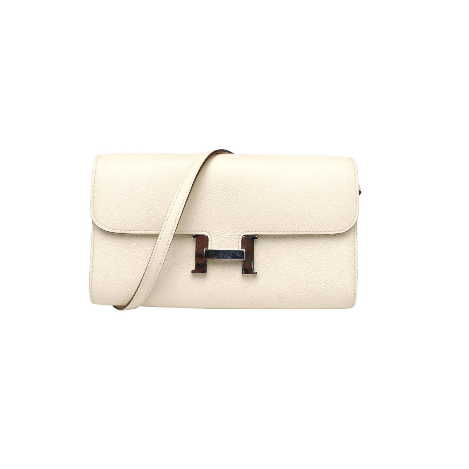 Hermes Constance Long To Go Wallet I2 Cream Epsom Leather Wallet