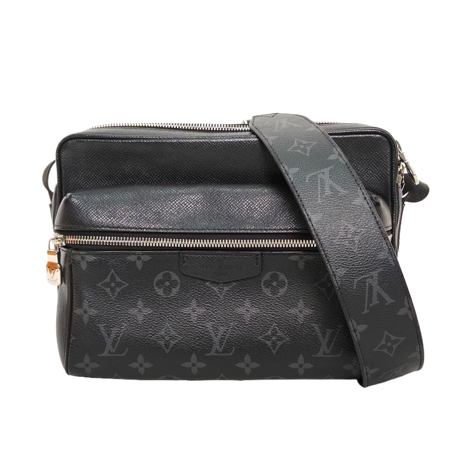 Louis Vuitton Outdoor Messenger Black Monogram PVC Crossbody Bag