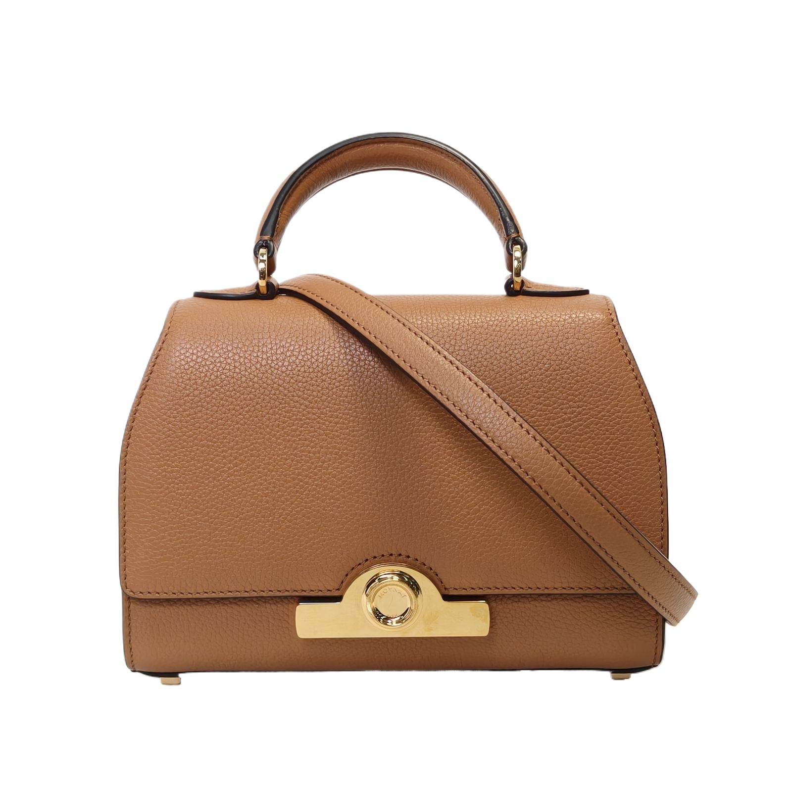 MOYNAT Rejane Mini 20cm in Brown Leather