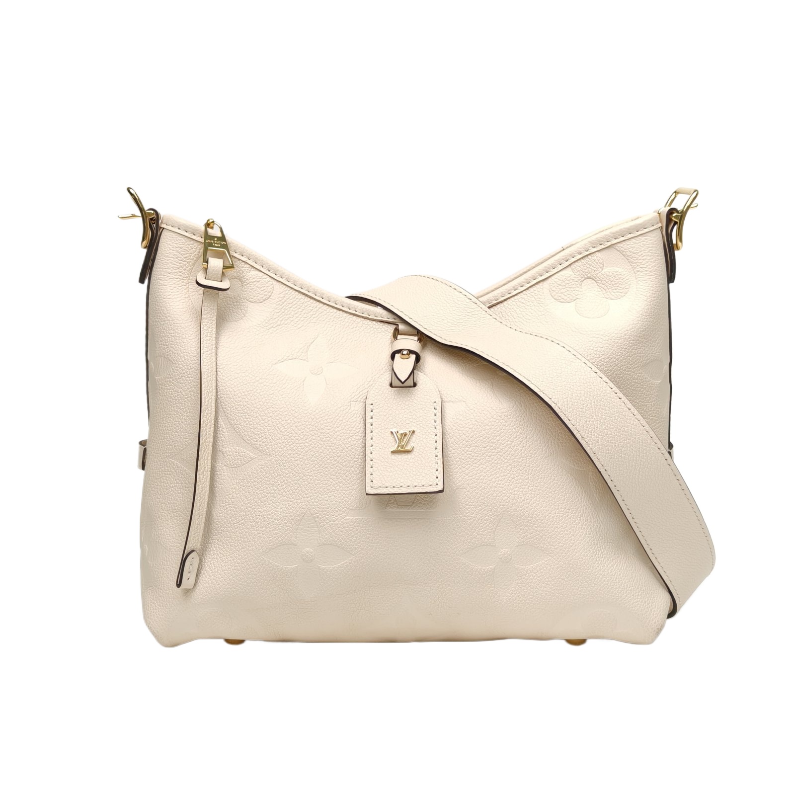 Louis Vuitton Carryall Small 29cm in Off-white Empreinte Leather