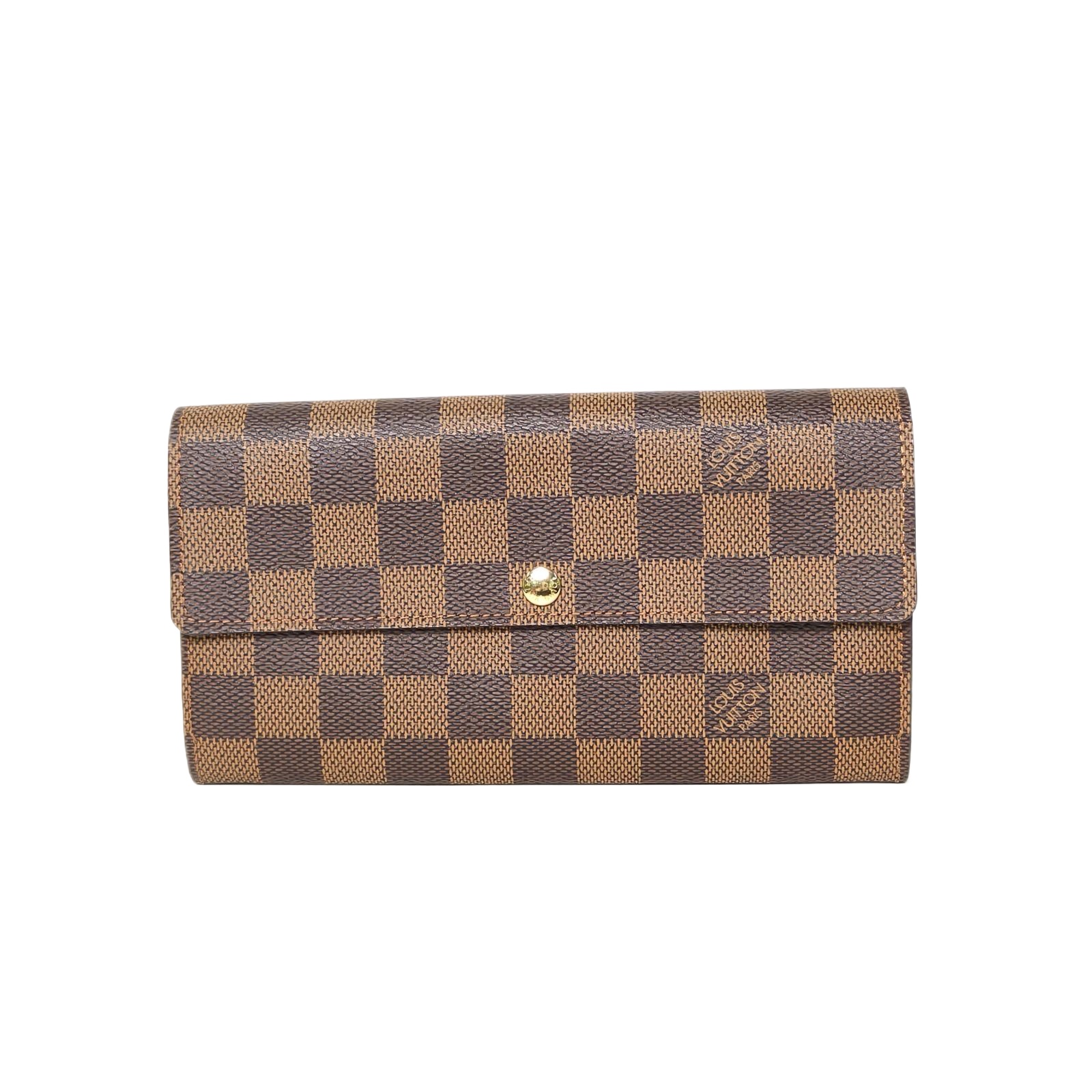 Louis Vuitton Damier Ebene Wallet in PVC
