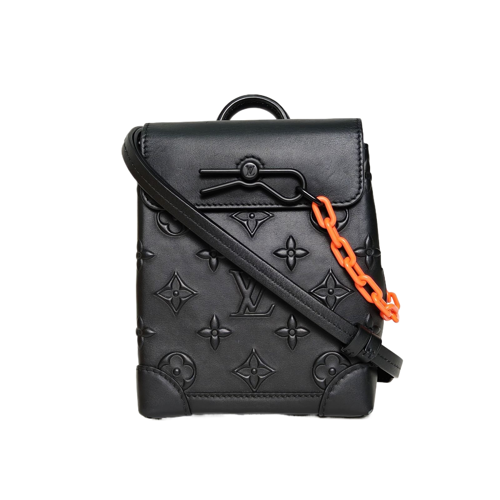 Louis Vuitton Steamer Nano 15 in Black Leather