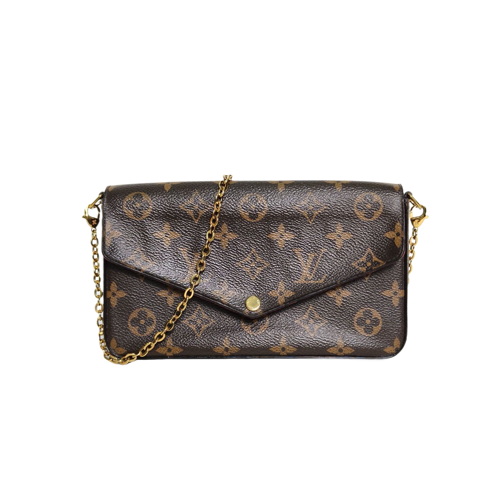 Louis Vuitton Pochette Felicie 21cm in Monogram PVC