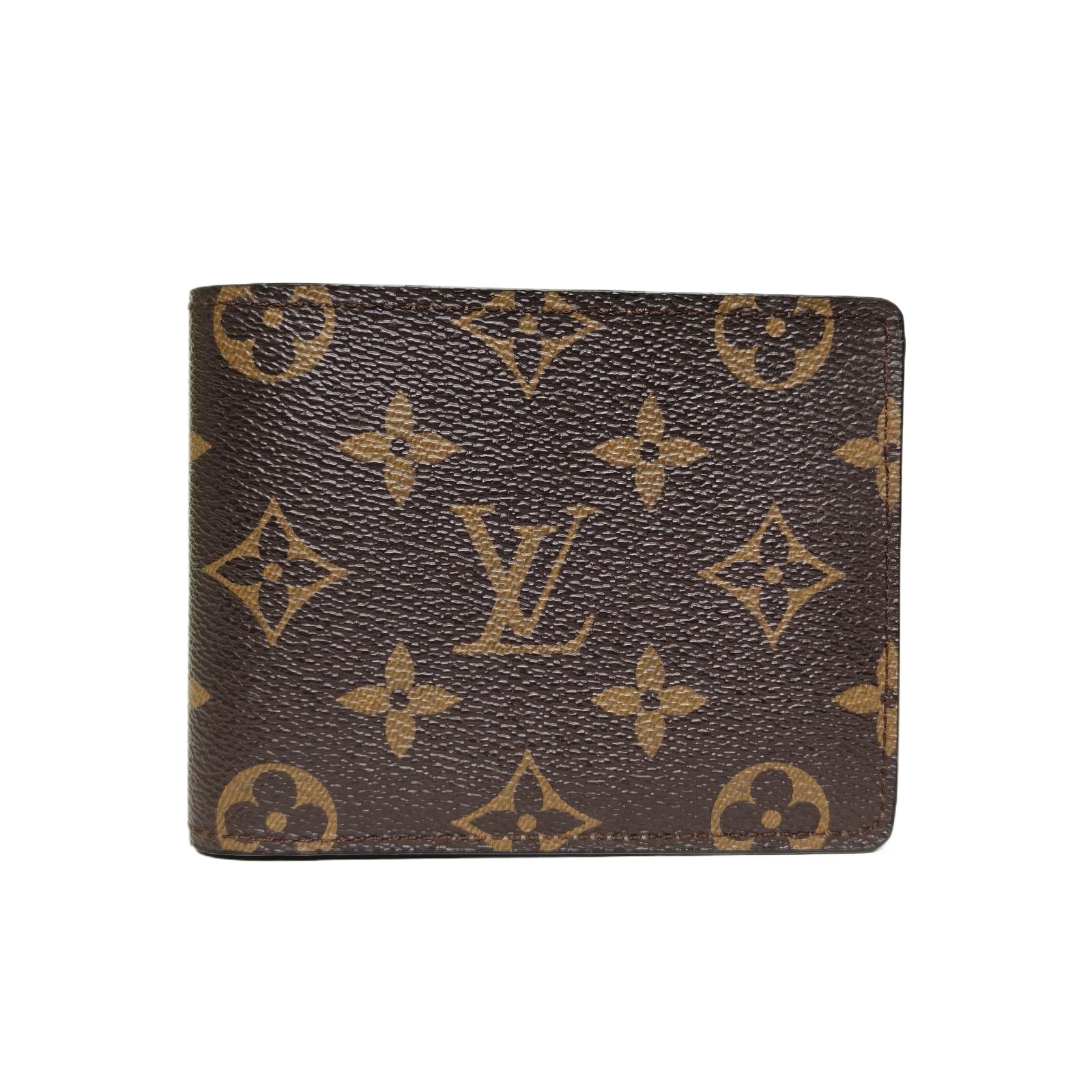 Louis Vuitton Monogram Bifold Wallet in Brown PVC