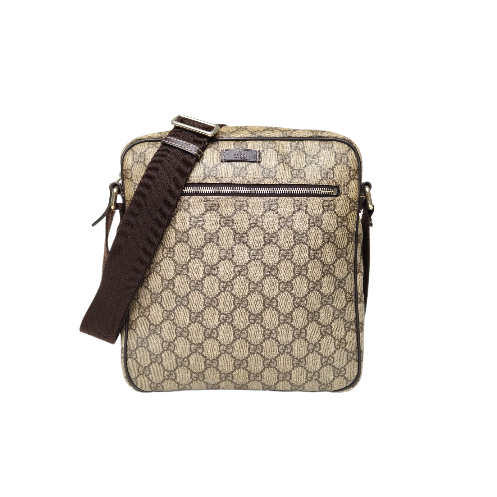 Gucci GG Monogram Crossbody Bag in Beige PVC