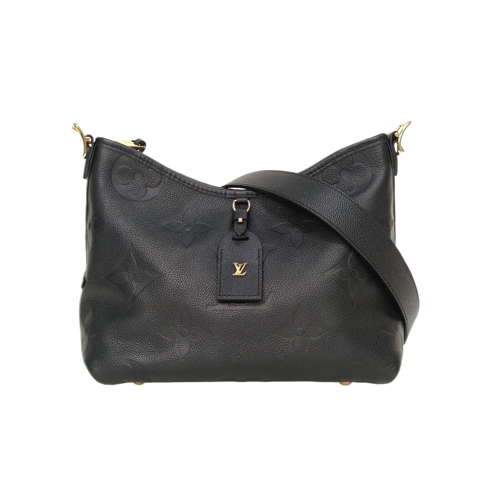 Louis Vuitton CARRYALL Small Black Leather