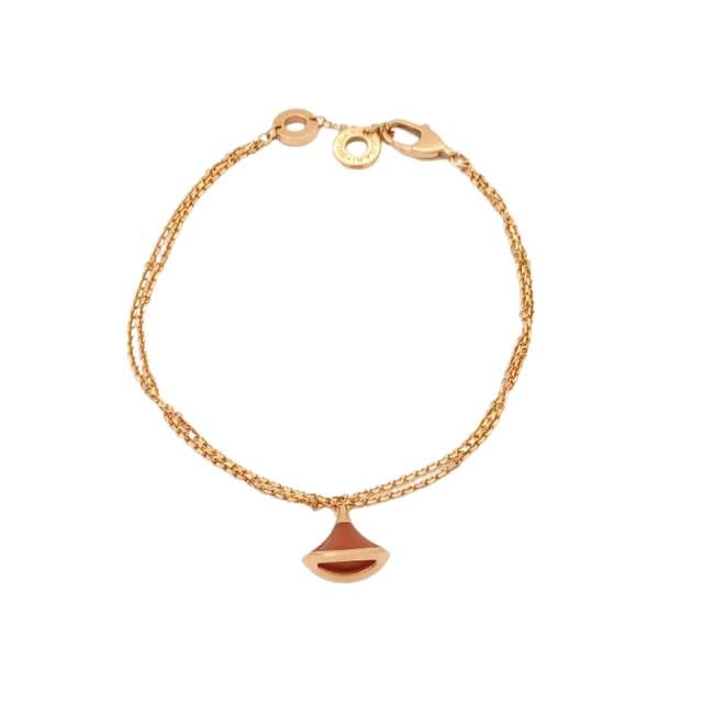 BVLGARI Divas' Dream Carnelian Bracelet 18K pink gold