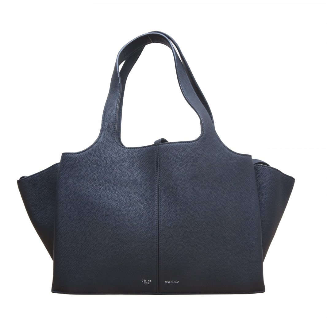 CELINE Trifold Tote Bag in Leather