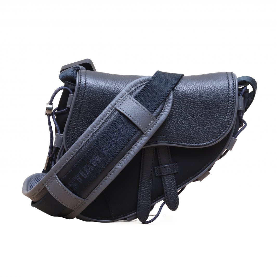 DIOR & Sacai Saddle Bag in Canvas