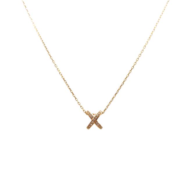CHAUMET LIENS SÉDUCTION NECKLACE WITH DIAMONDS 18K PINK GOLD