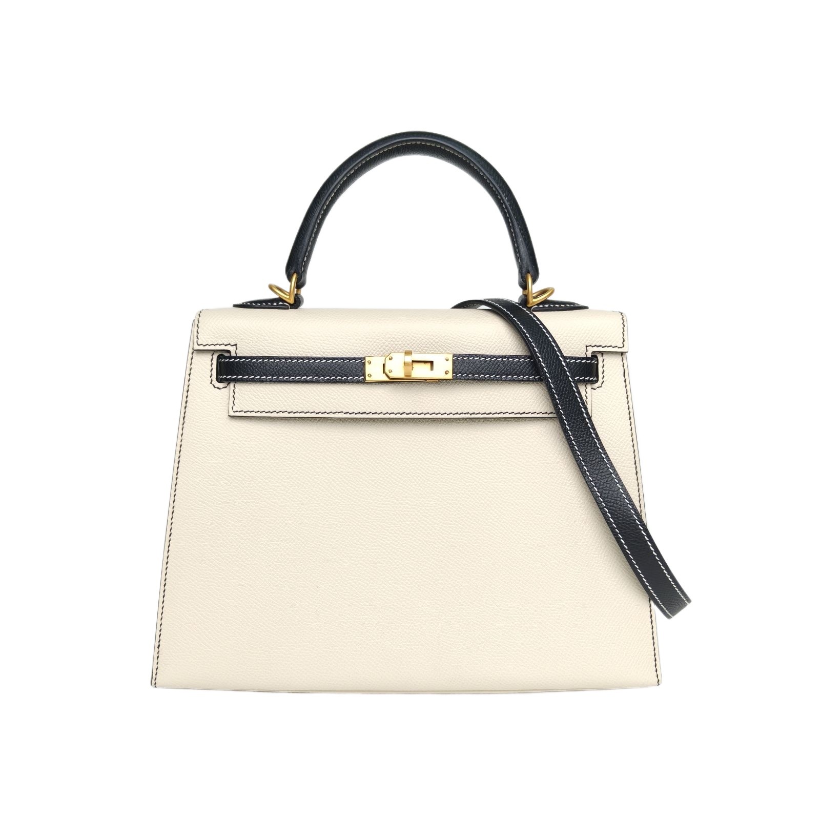 HERMES Kelly 25 Bag Epsom Leather