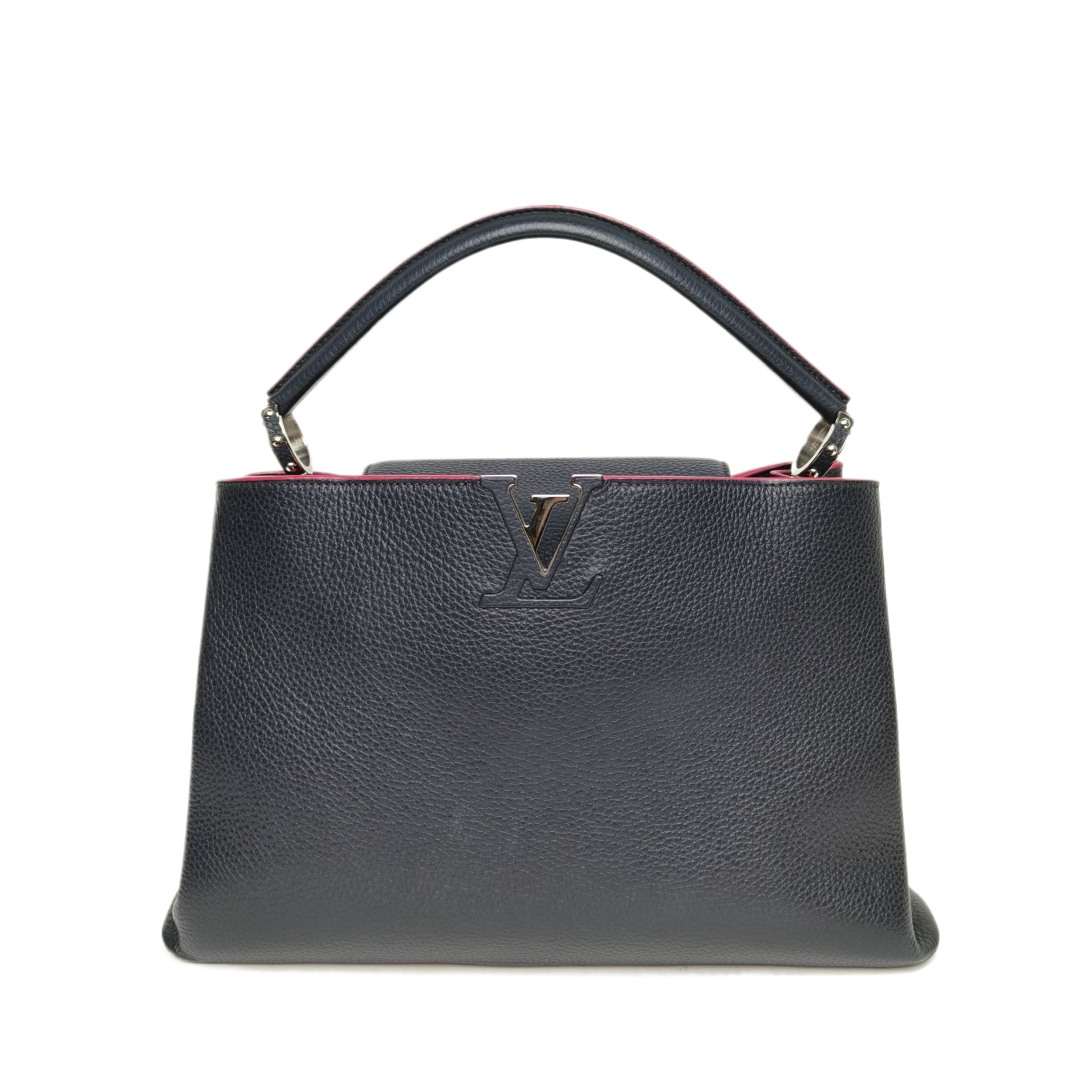 Louis Vuitton Capucines MM 36 Black Taurillon Leather