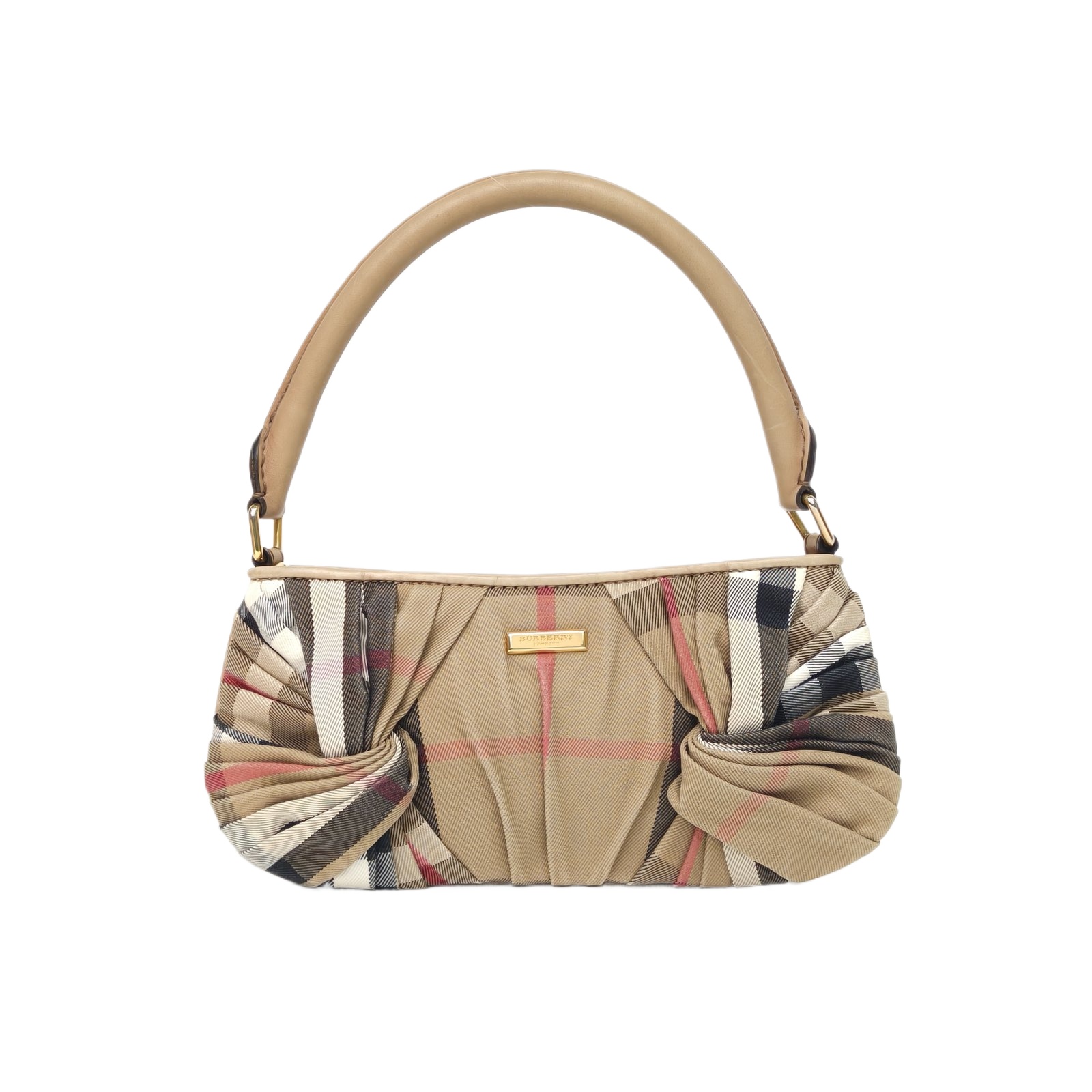 Burberry Small Bowling Bag Nova Check Canvas