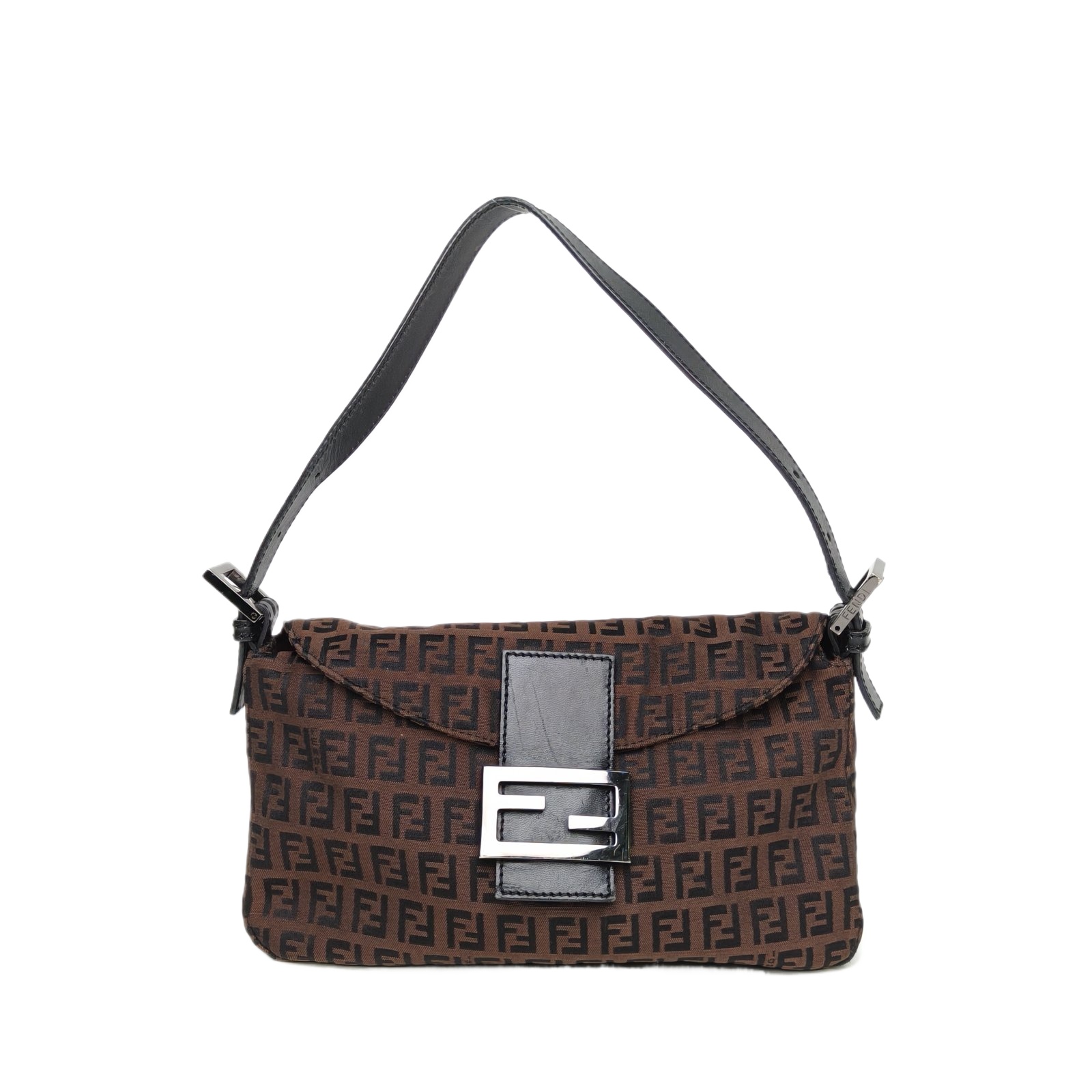 Fendi Baguette Vintage Brown Zucca Canvas