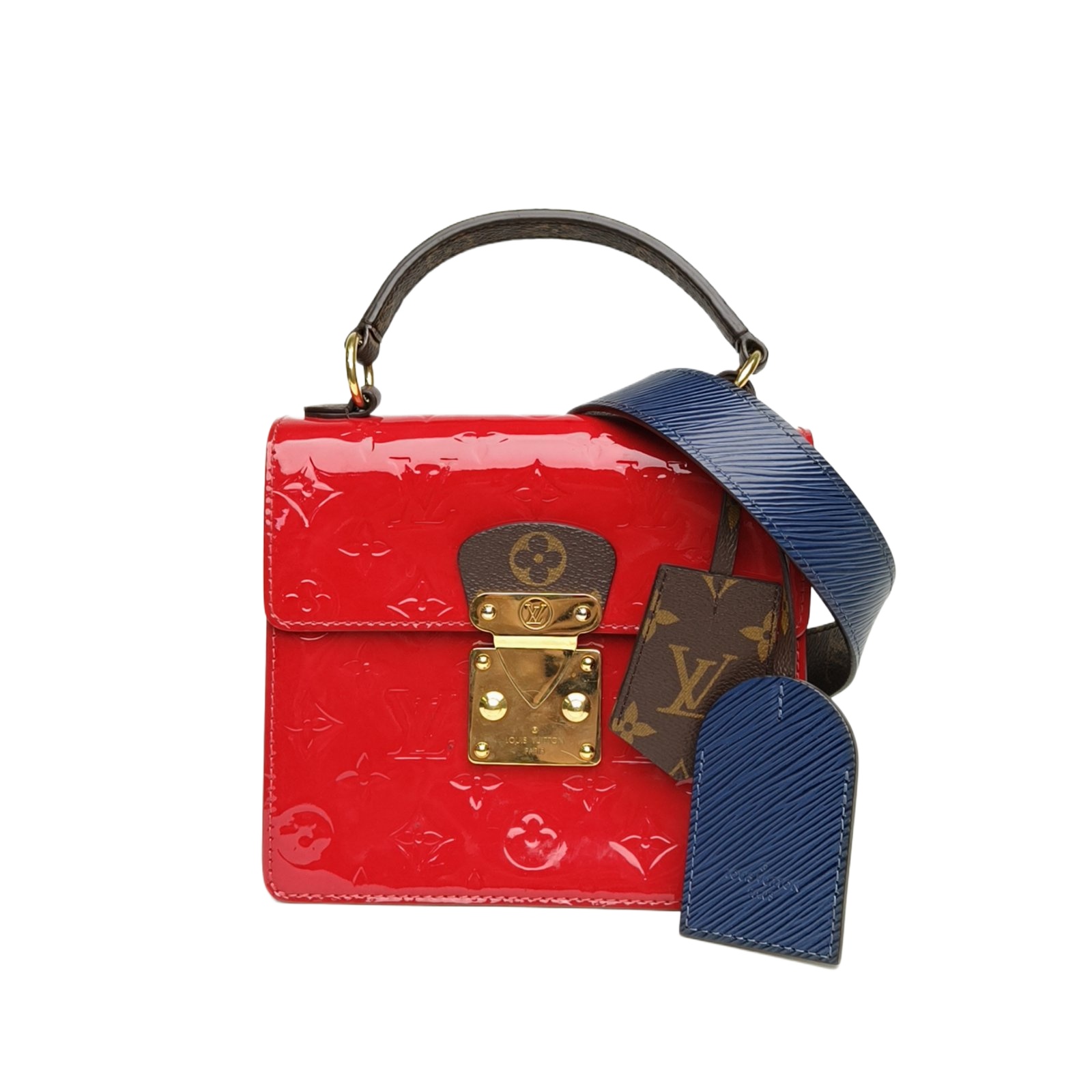 Louis Vuitton Spring Street Mini Red Patent Leather