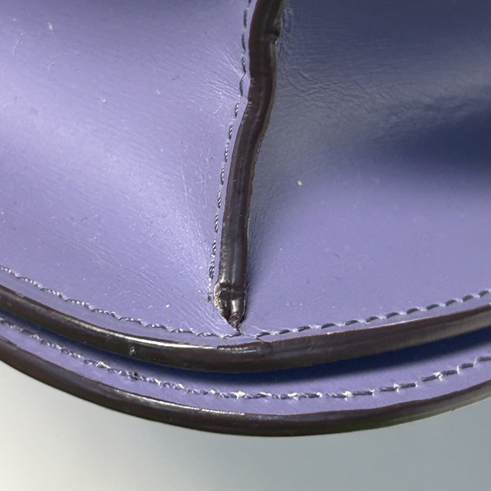 Celine Classic Box Medium Purple Leather