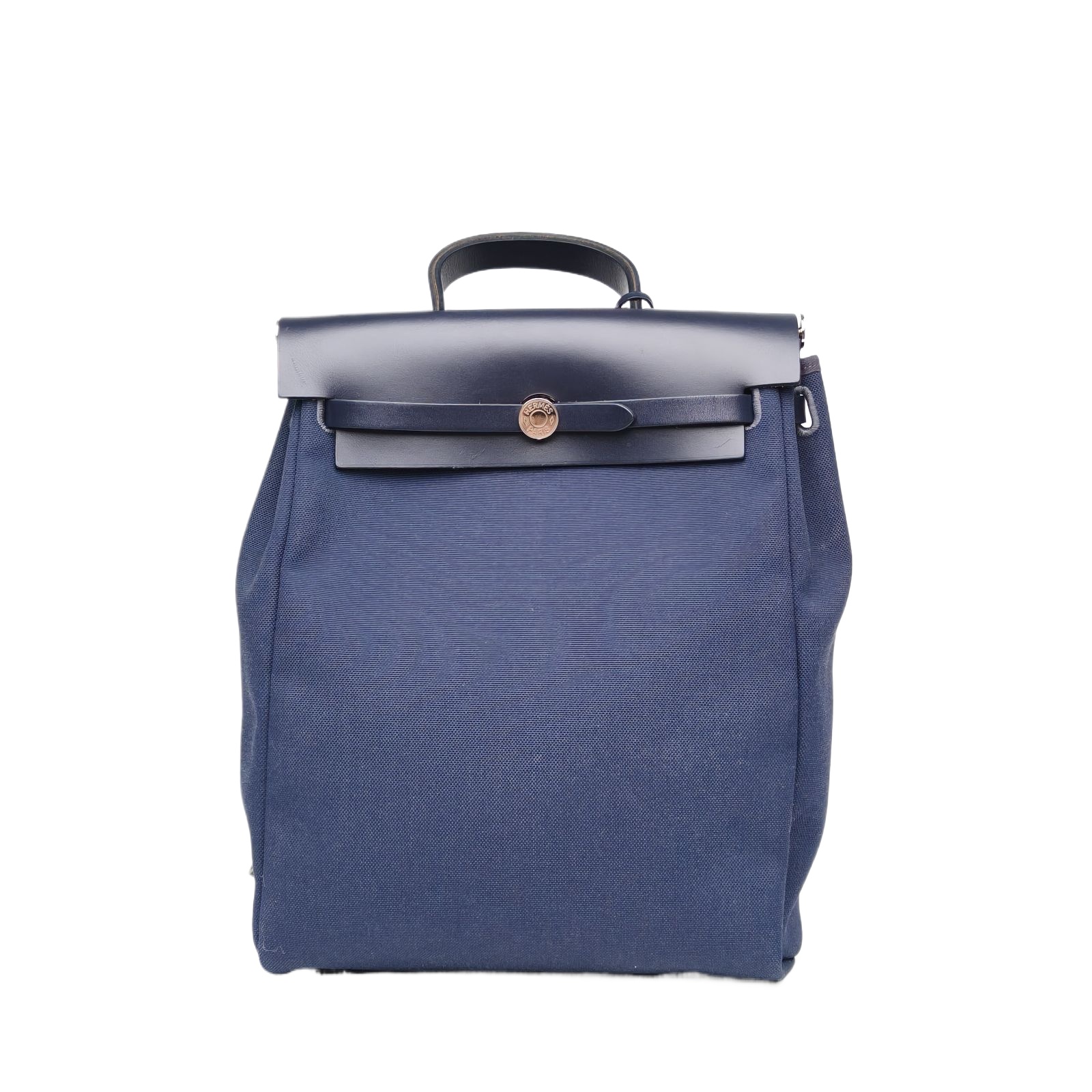 HERMES Herbag a dos Zip Backpack 2Z Bleu Nuit