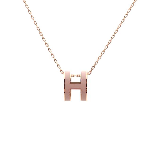 HERMES Pop H Necklace Alloy