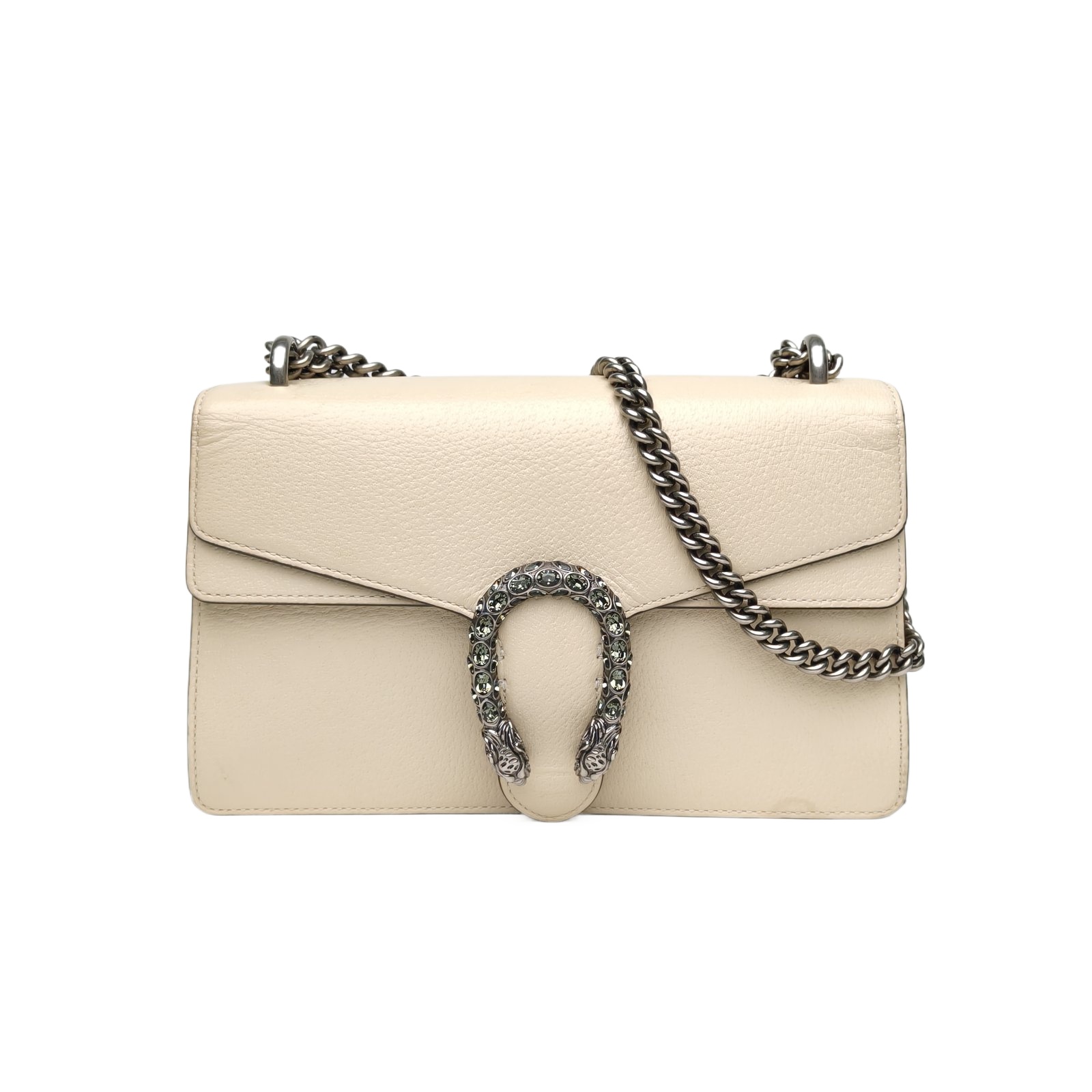 Gucci Dionysus Medium Bag Off-White Leather