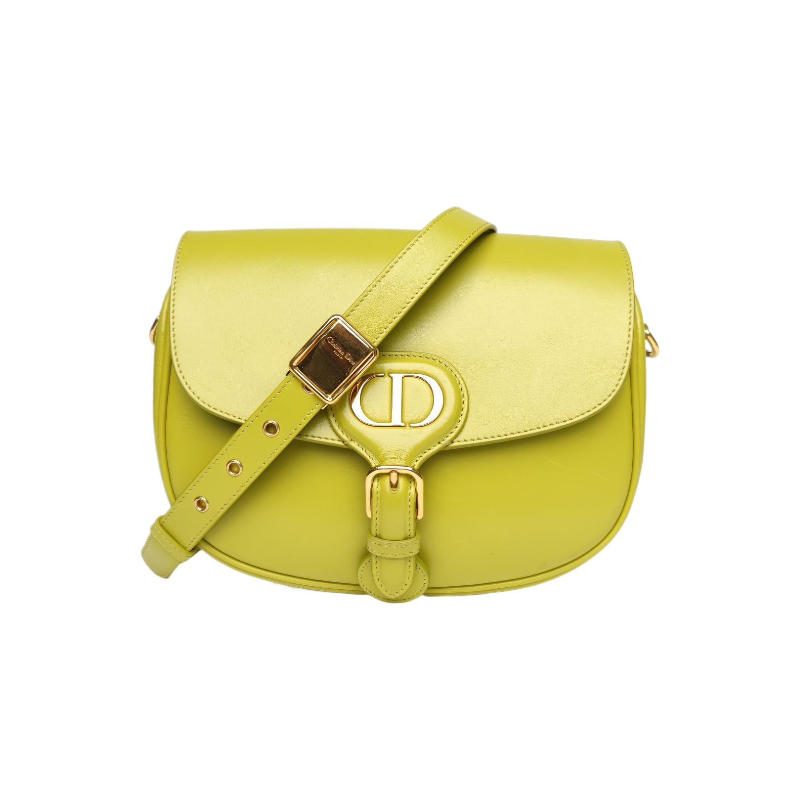 Dior Bobby Medium Bag Yellow Leather