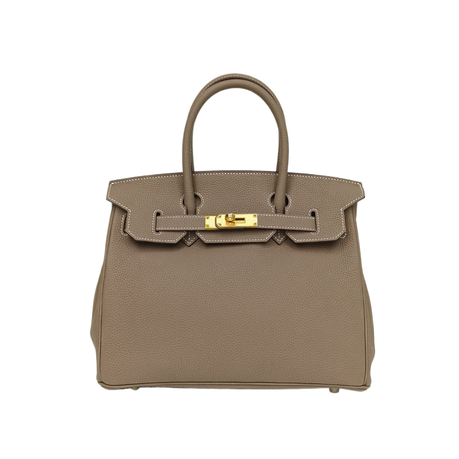 HERMES Birkin 30 Gris Togo Leather
