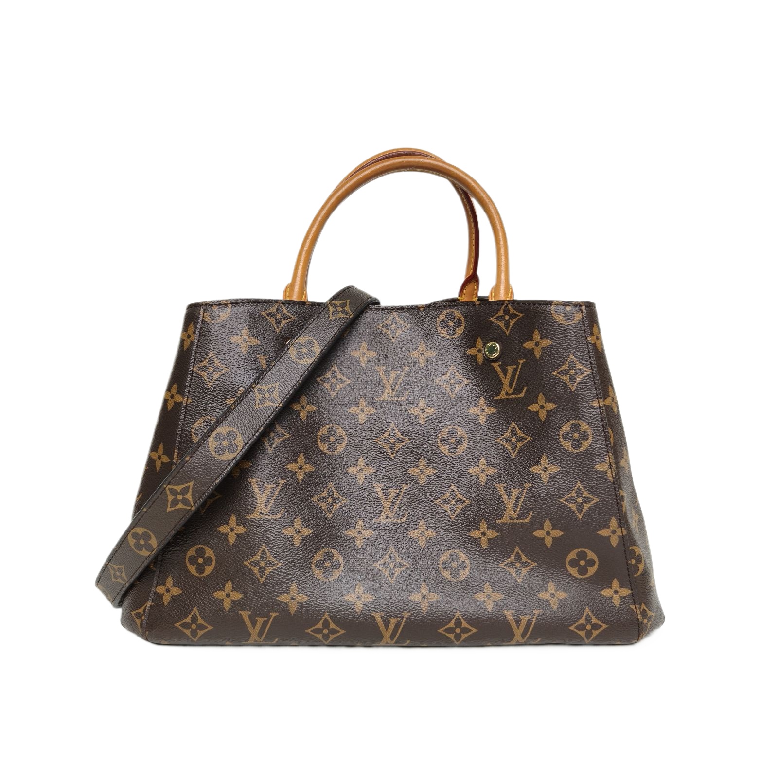 Louis Vuitton Montaigne MM Monogram PVC Gold Hardware