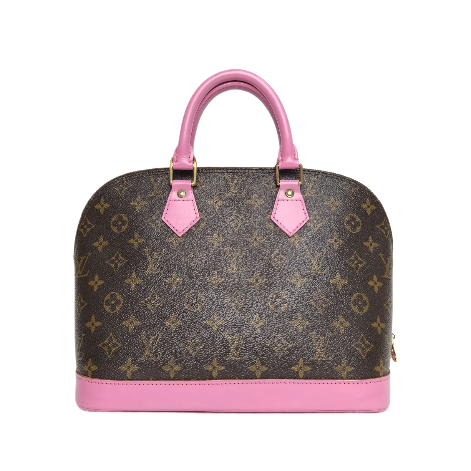 Louis Vuitton Alma BB Monogram PVC Pink Trim