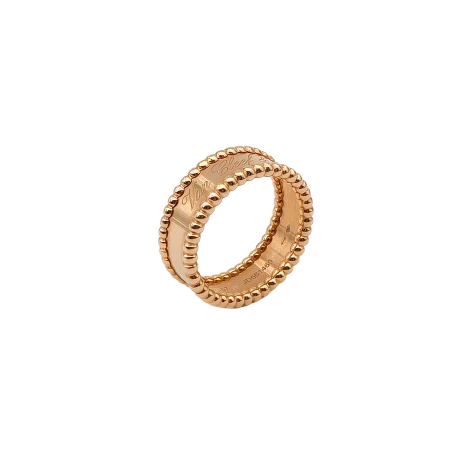 VAN CLEEF & ARPELS Perlée Signature Ring 18K Pink Gold