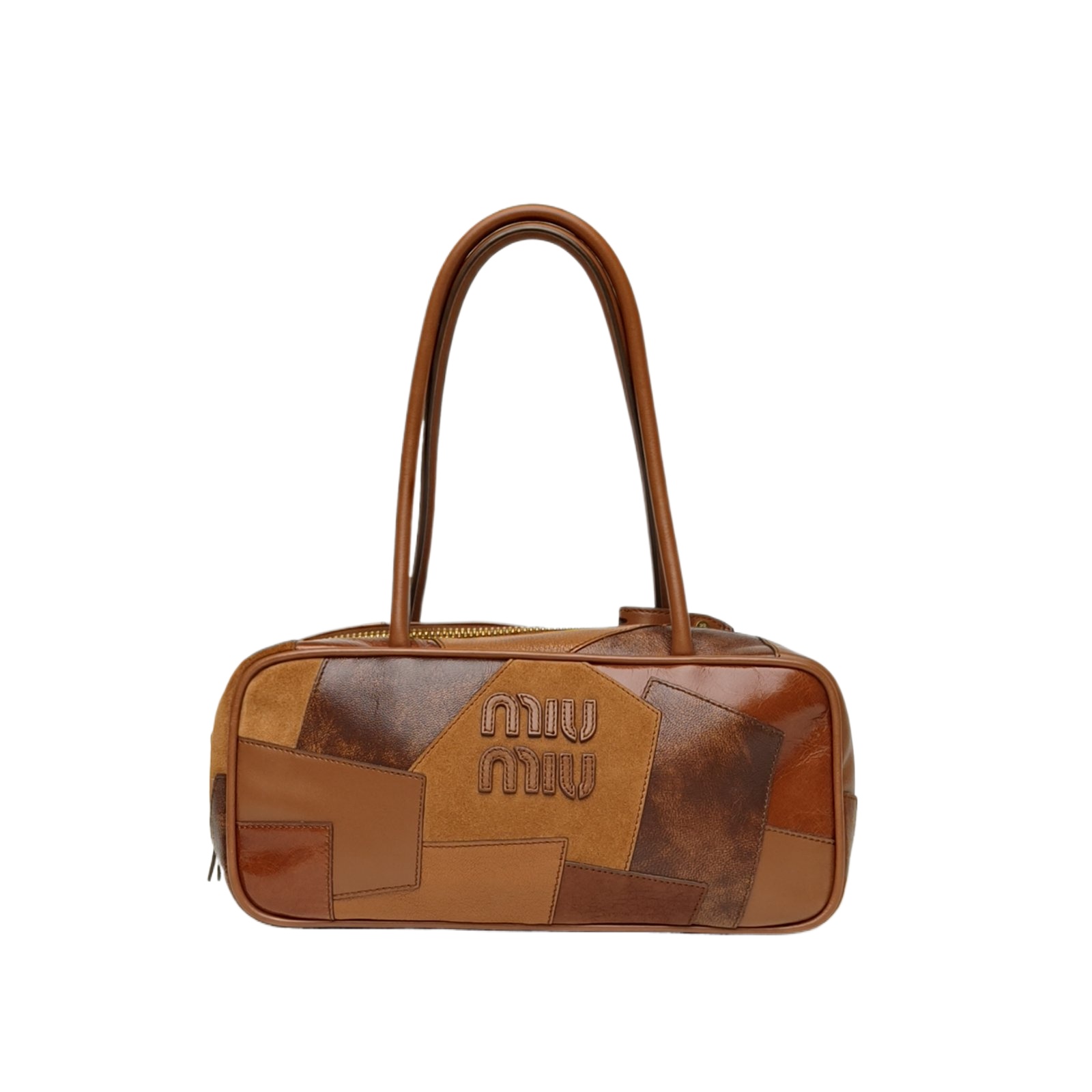 MIUMIUArcadie Large 27 Brown Leather