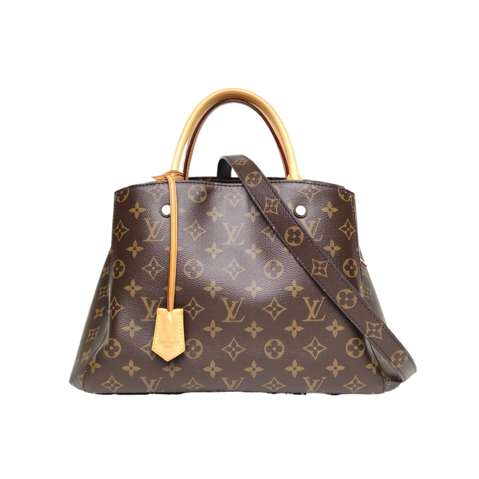 Louis Vuitton Montaigne BB Monogram PVC Gold Hardware 2015