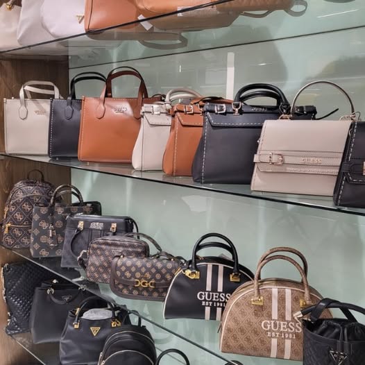 Pristine collection of authenticated luxury designer bags.