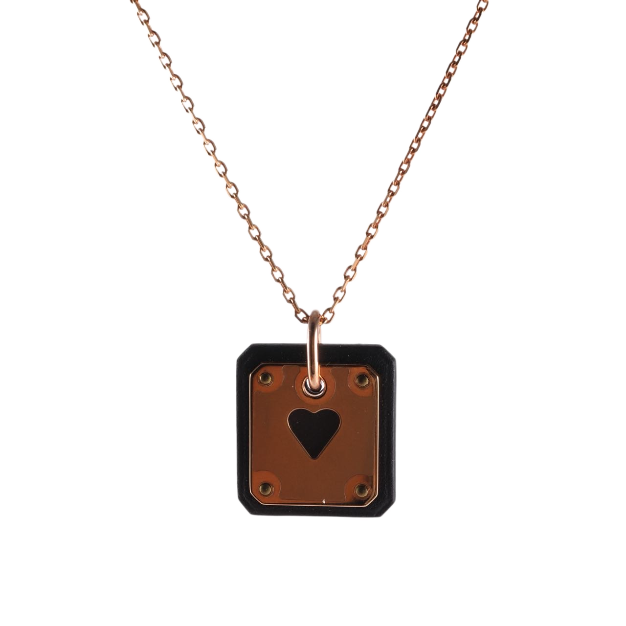Hermes As de Coeur Pendant necklace