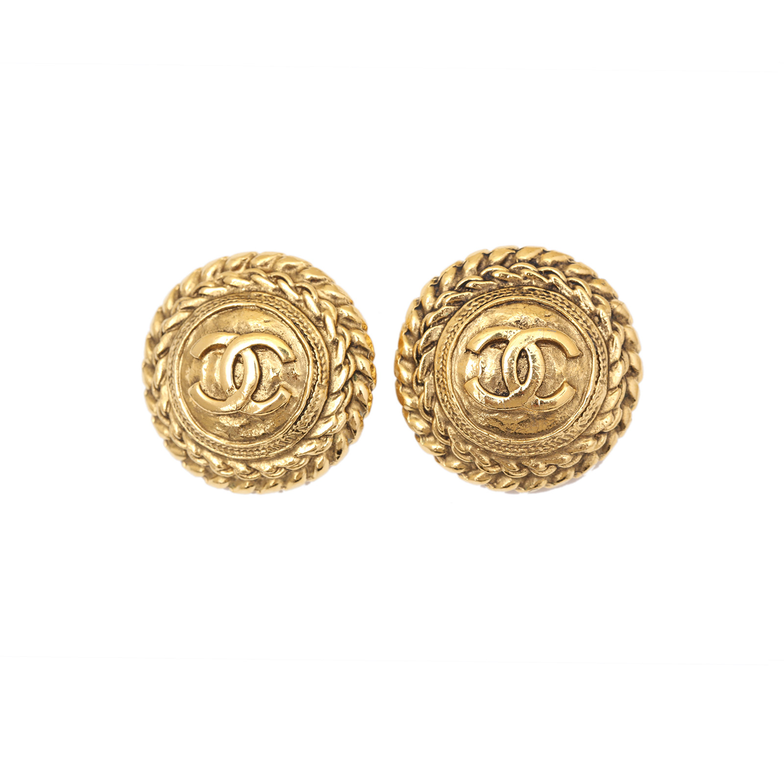 CHANEL Vintage Ear Clips