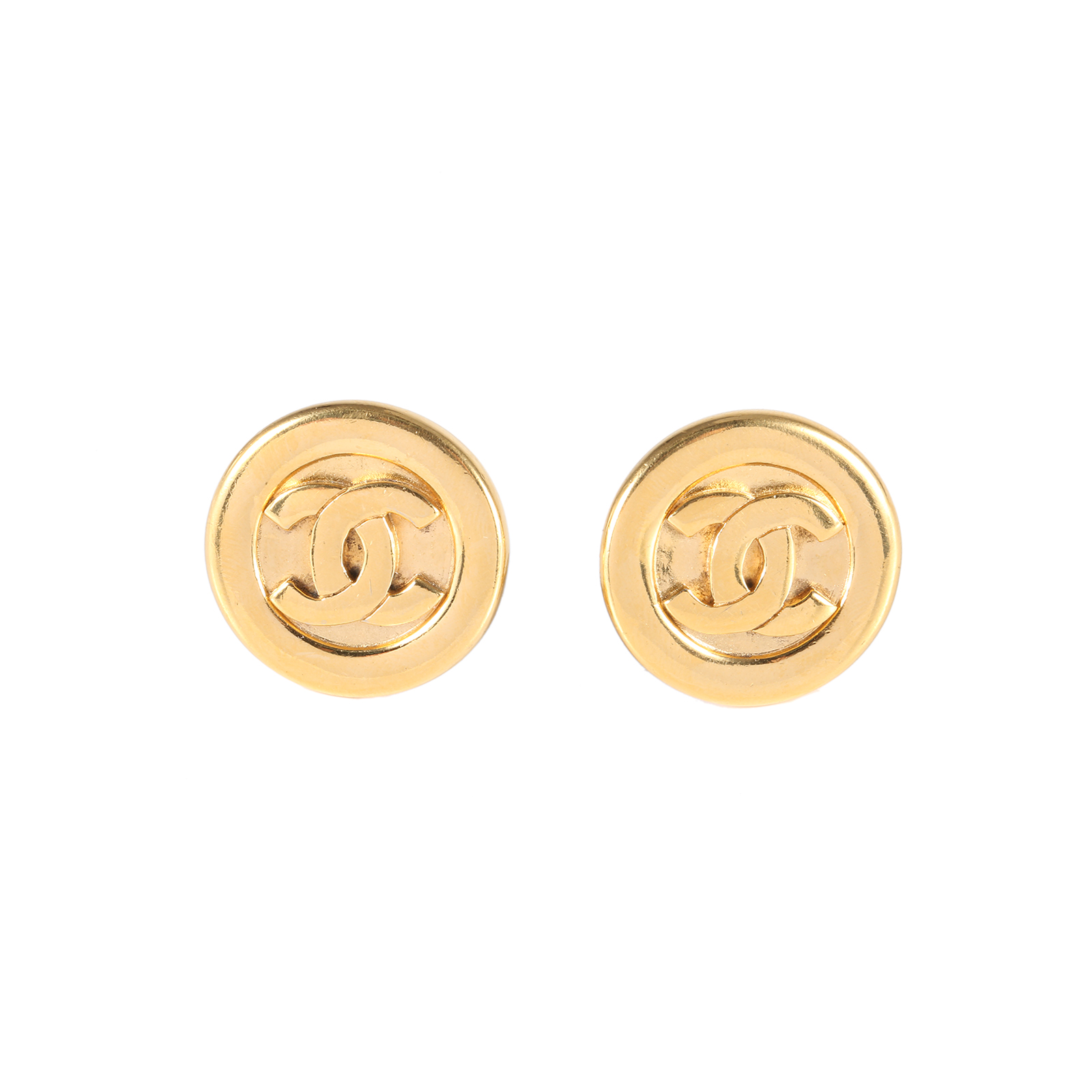 CHANEL Vintage CC Earrings
