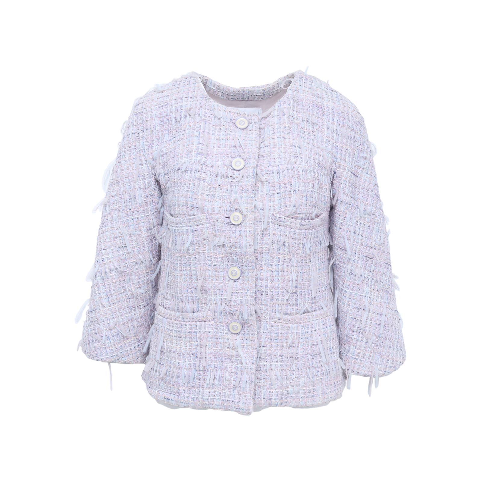 CHANEL Light Purple Tweed Jacket