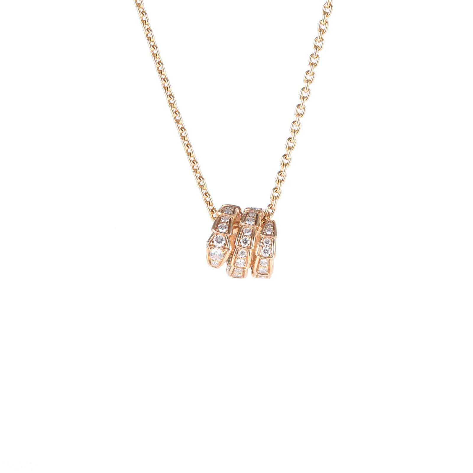 BVLGARI Serpenti Viper Three-Coil Necklace