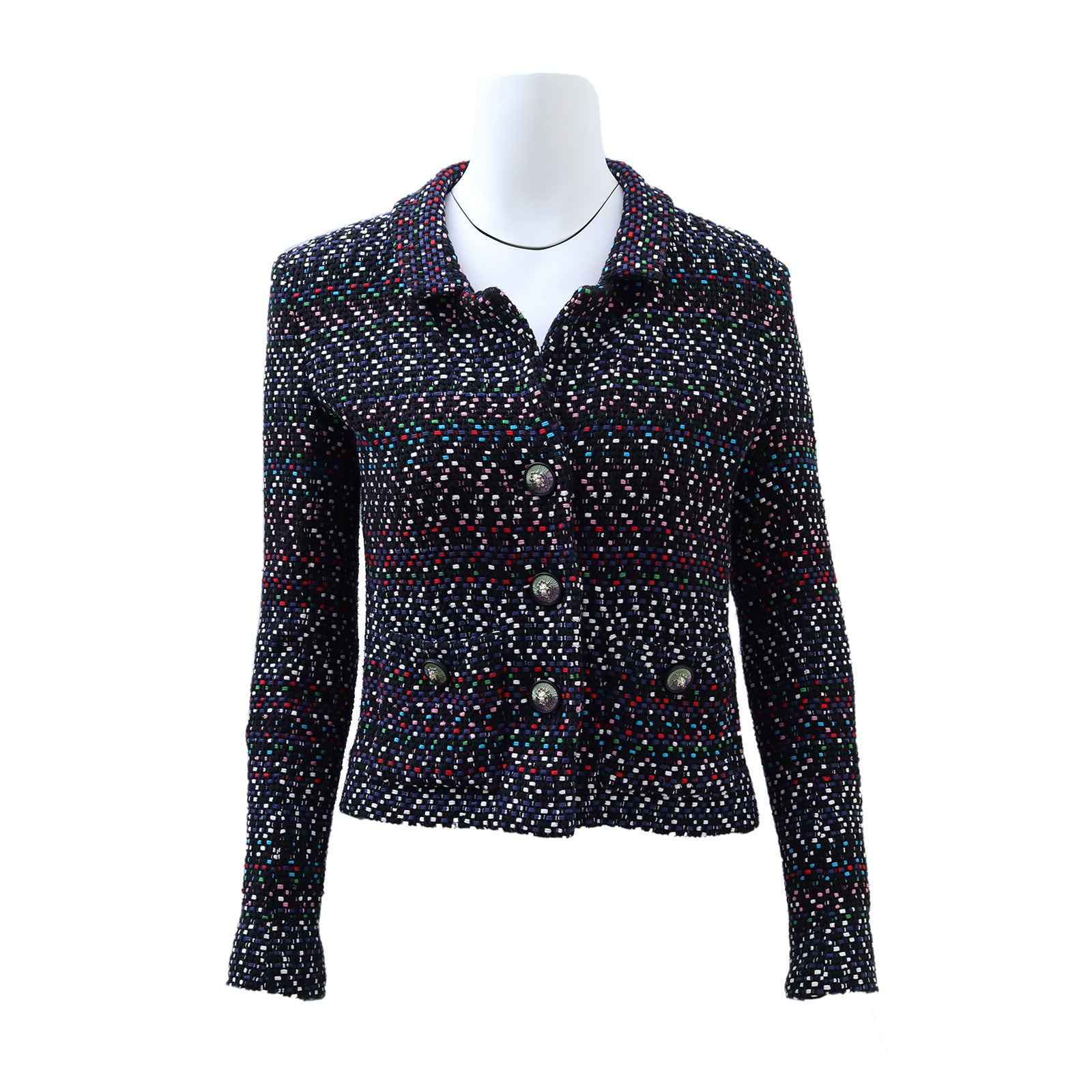 CHANEL Multicolor Tweed Jacket