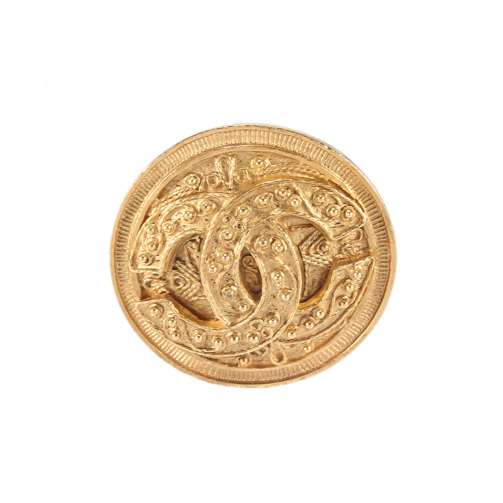 CHANEL Vintage Lion Brooch