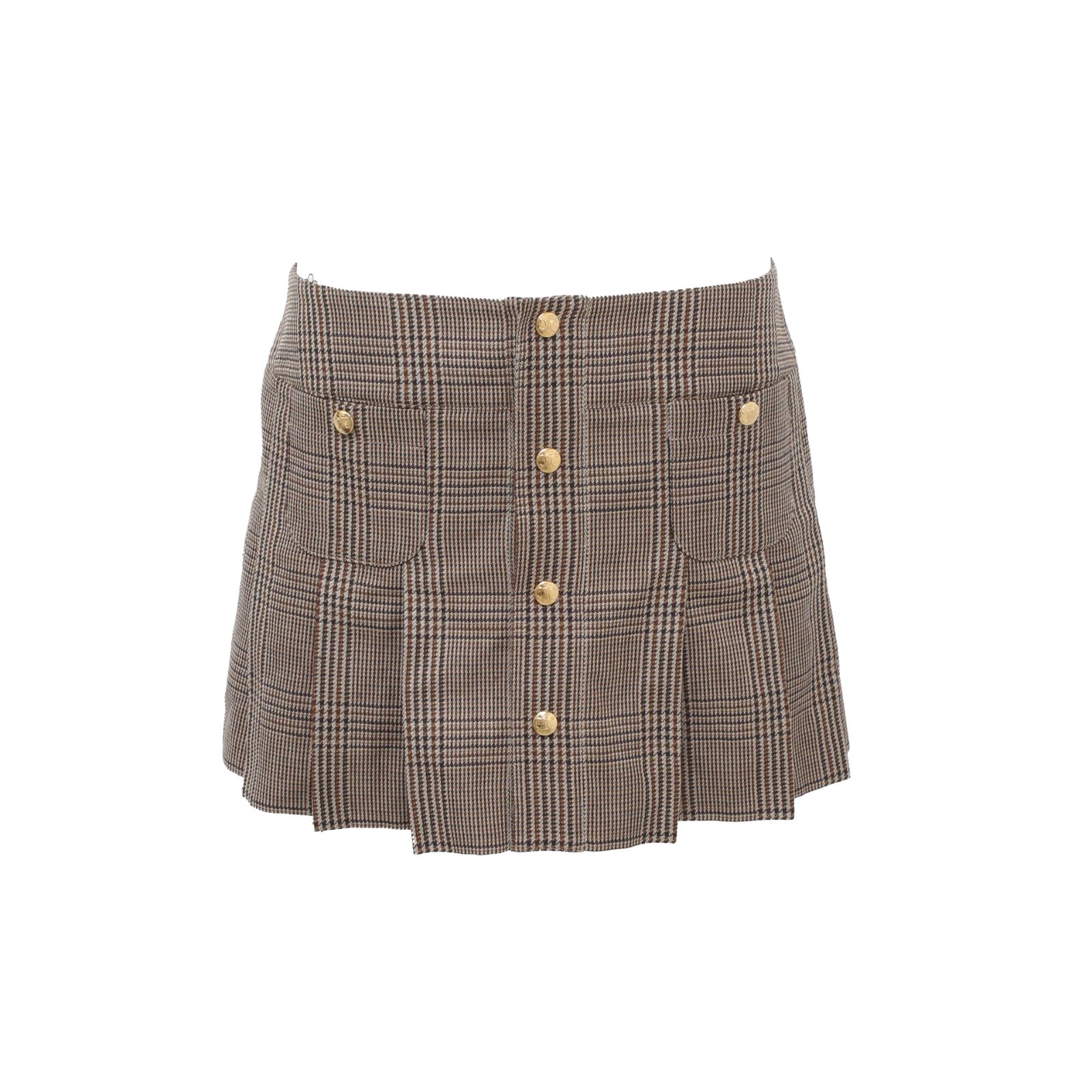 CELINE Wool Linen Skirt