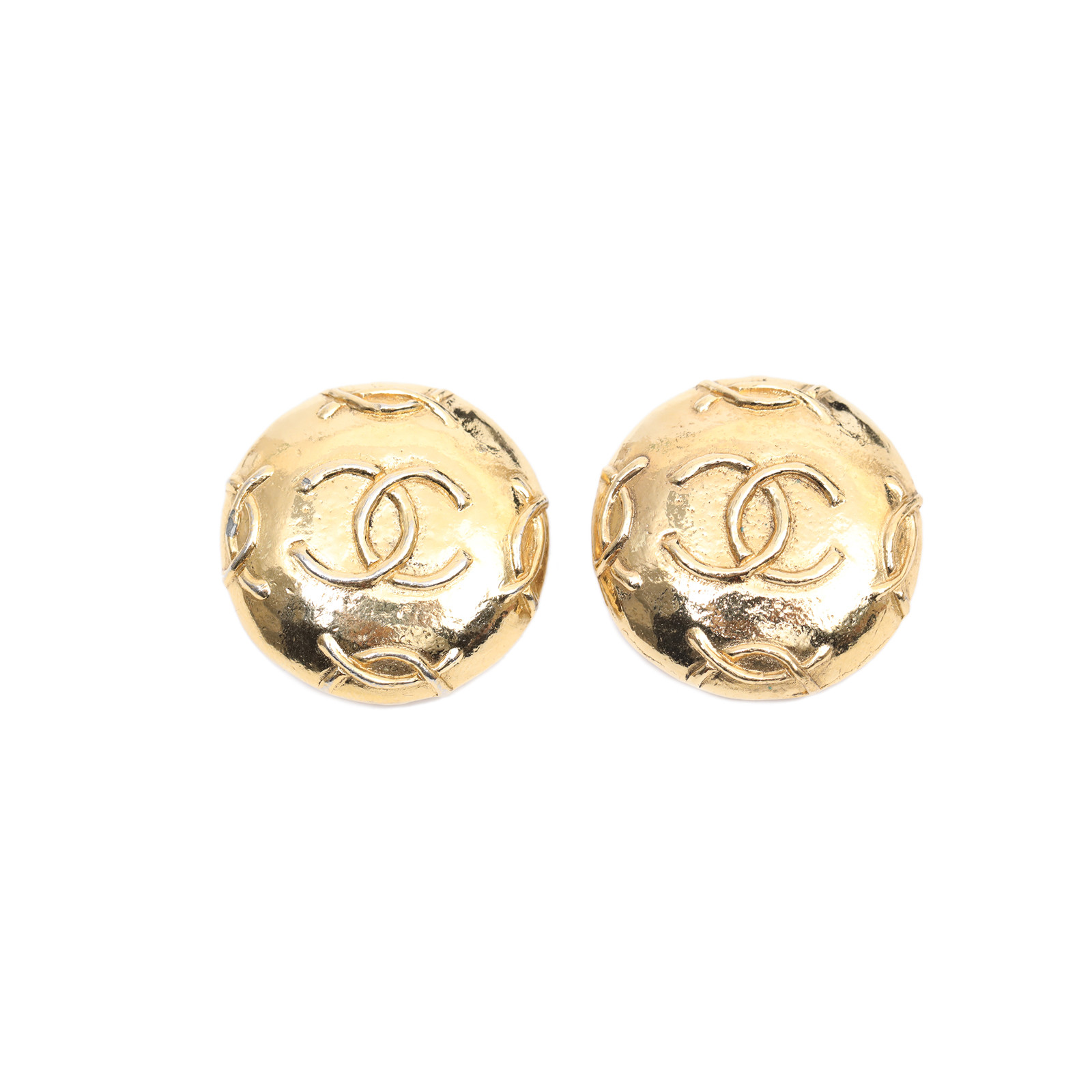 CHANEL Vintage CC Earrings