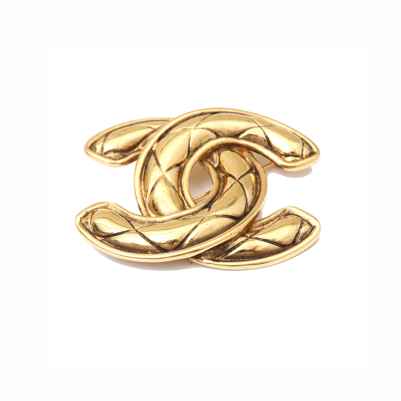 CHANEL Vintage CC Brooch