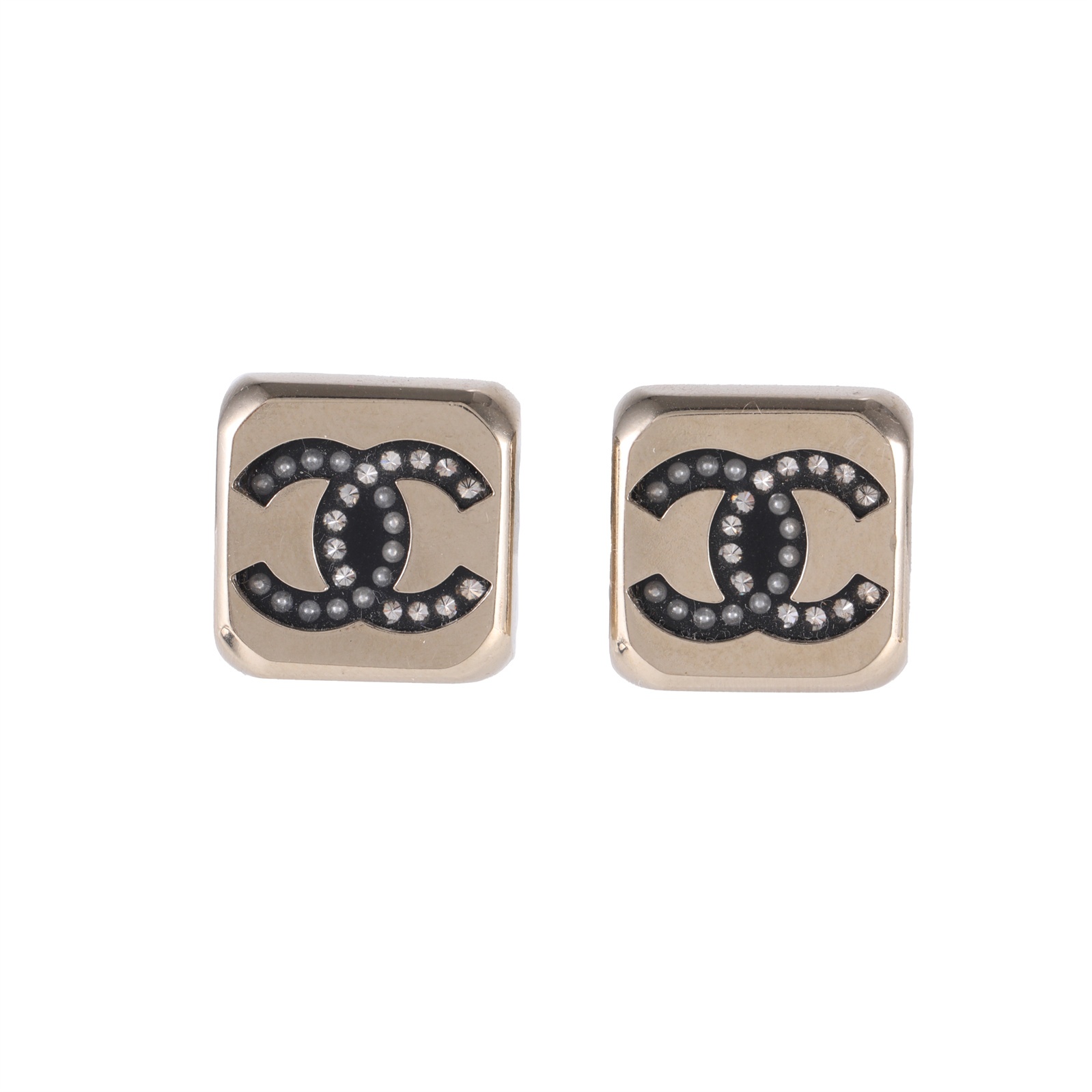 CHANEL 22P CC Cutout Earrings