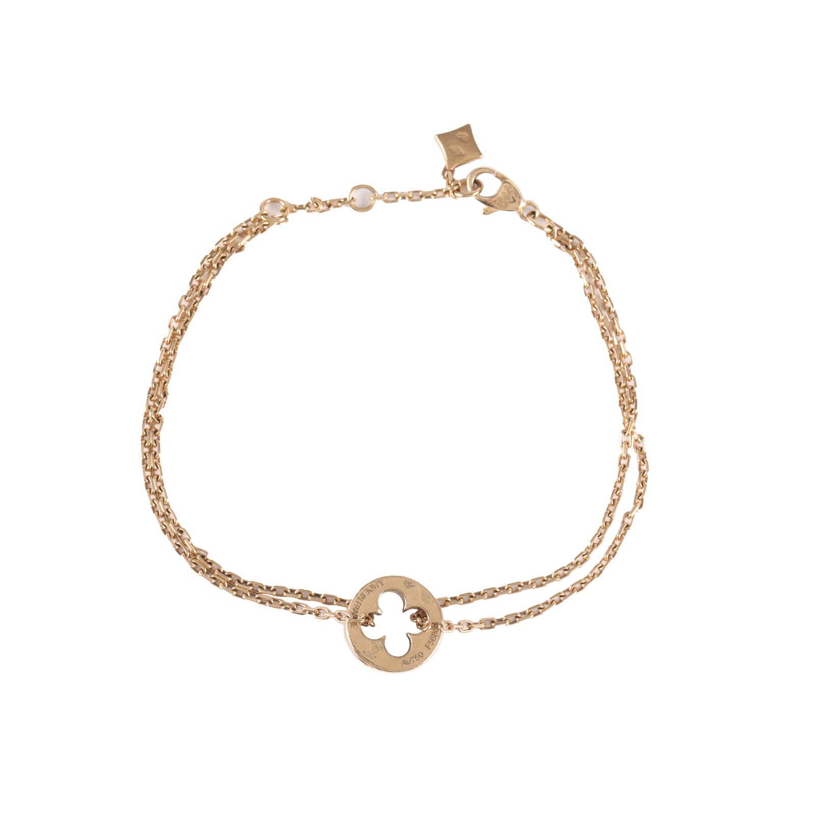 LOUIS VUITTON LV EMPREINTE Four-Leaf Clover Bracelet