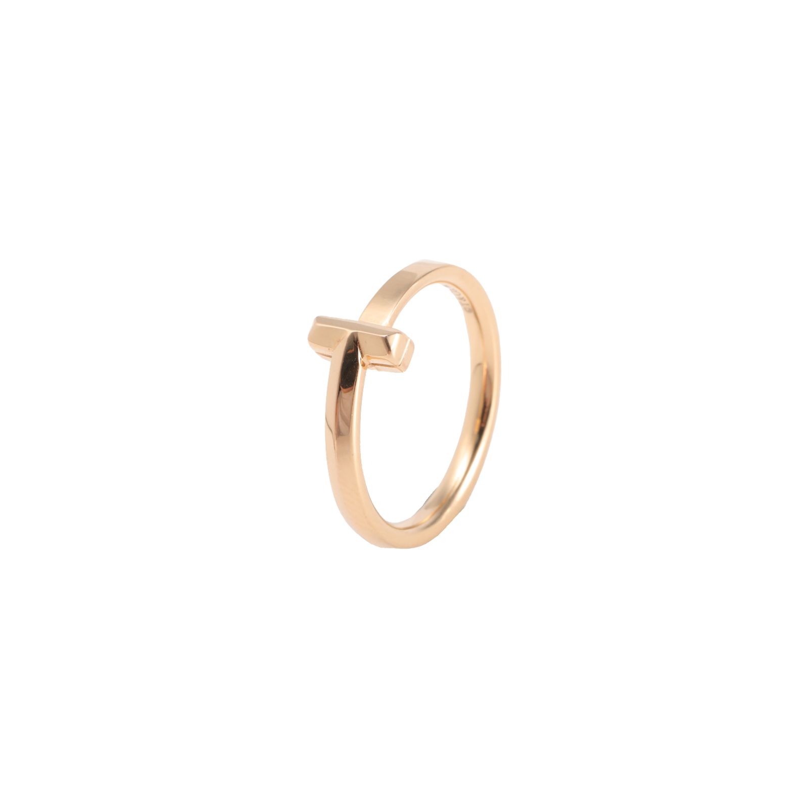 TIFFANY & CO. T1 Pink Gold Band Ring