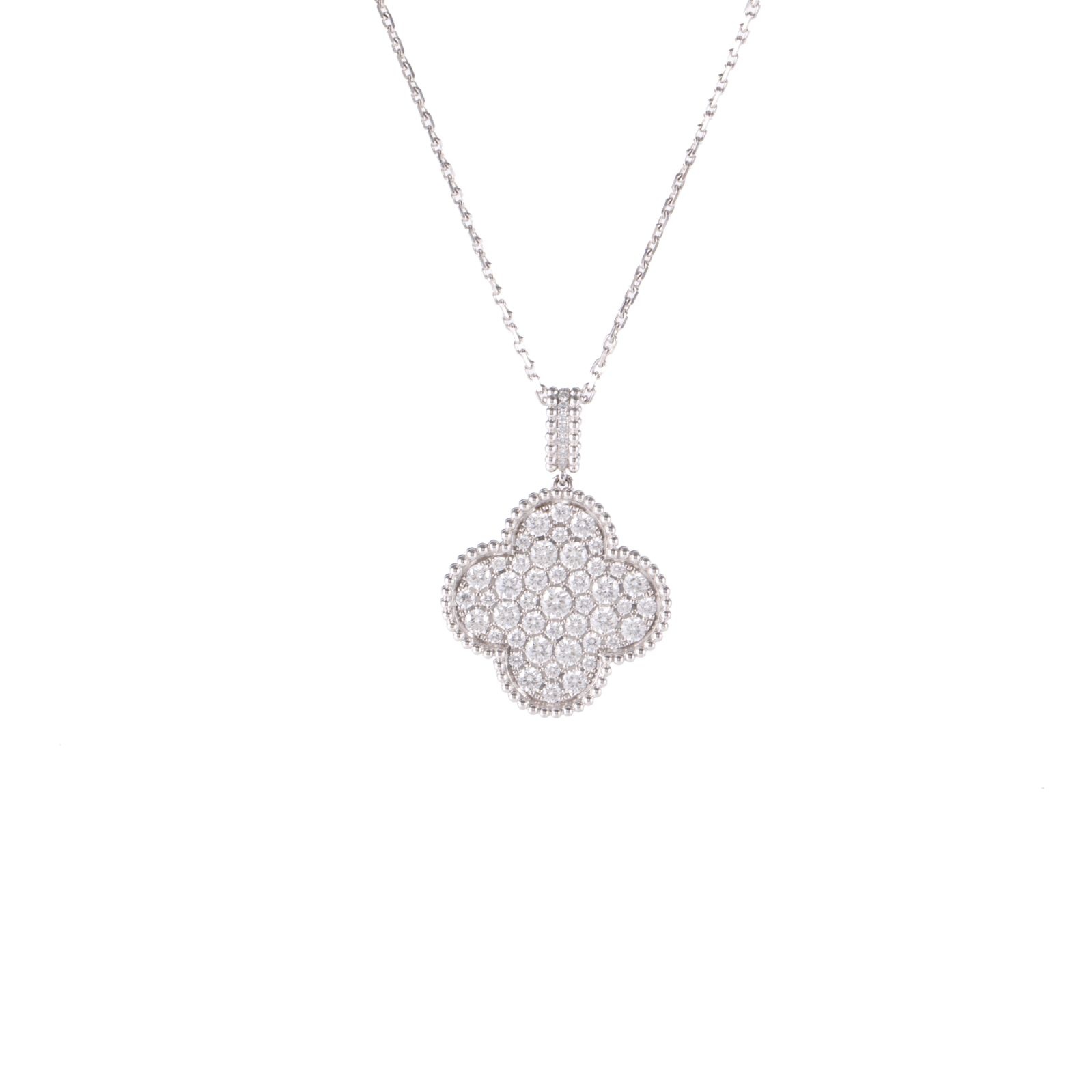 VAN CLEEF & ARPELS Magic Alhambra Single-Flower Necklace