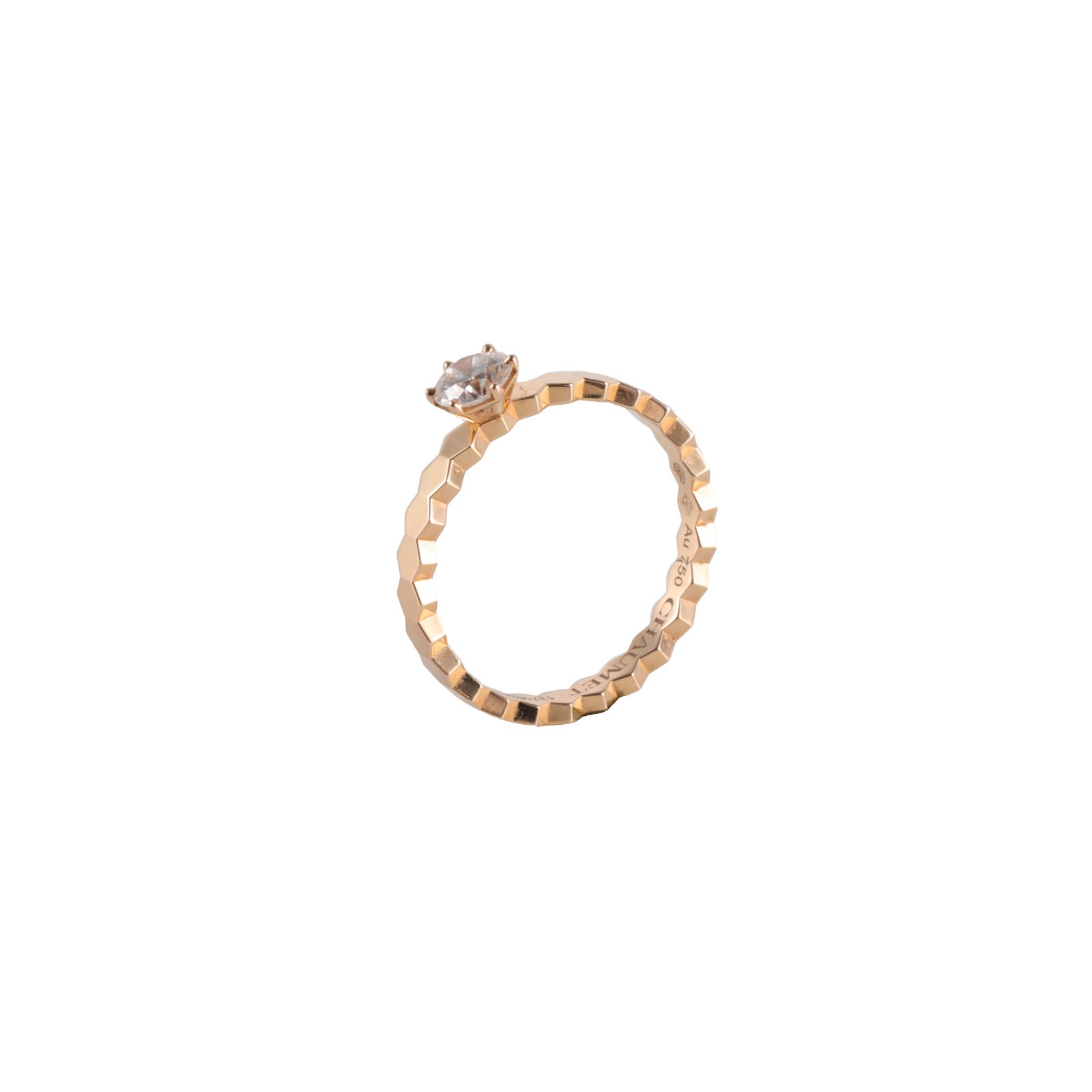 CHAUMET Bee My Love Pink Gold Diamond Ring