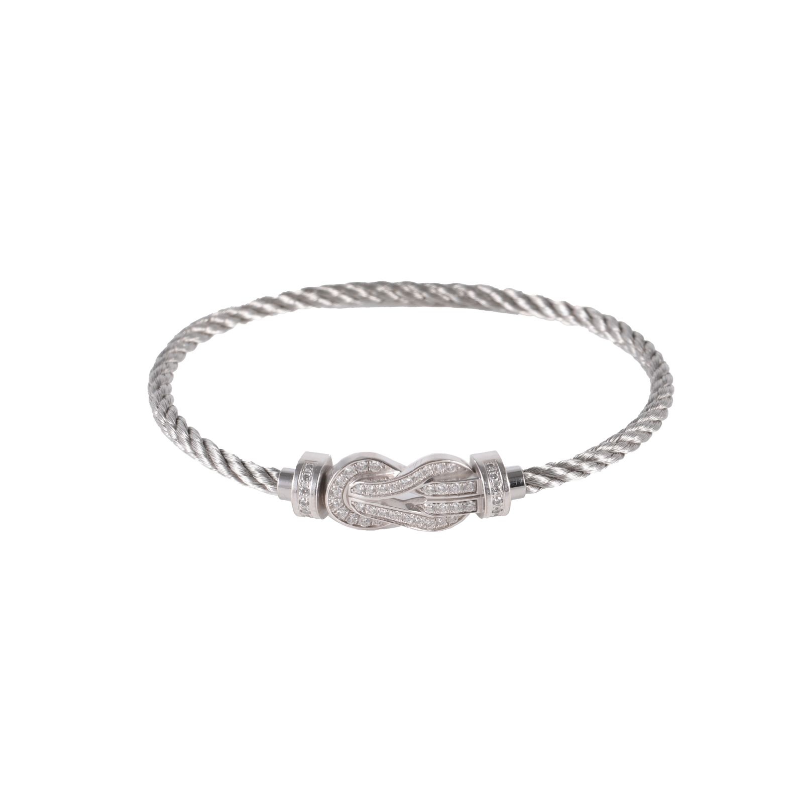 FRED 8 White Gold Diamond Bracelet
